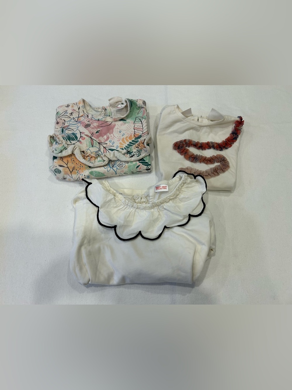 3 Zara girl shirts bundle